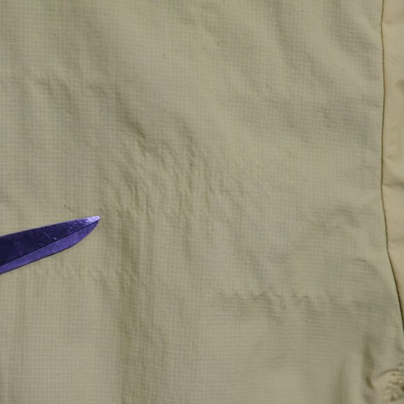 Icebreaker Jacket Mens Medium Yellow Cool-Lite GT Merino Running Windbreaker - Picture 4 of 13